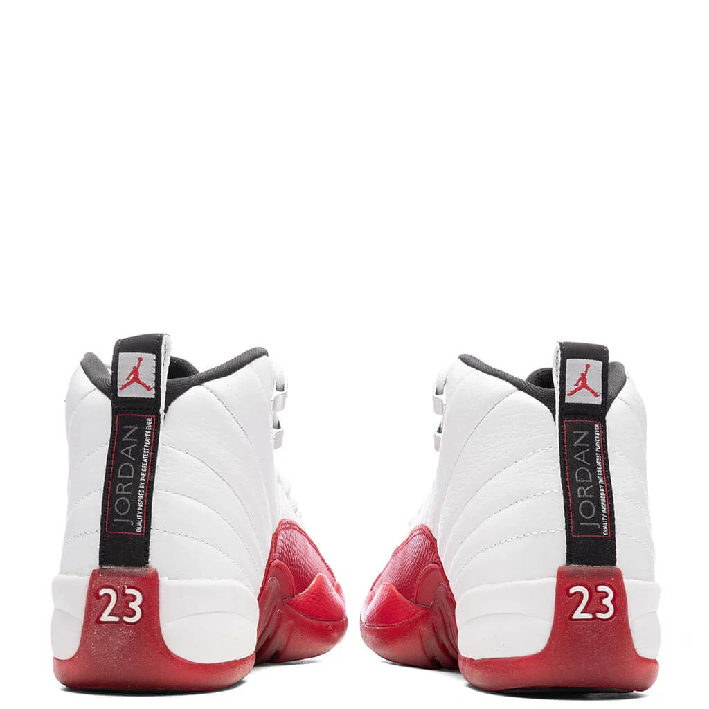 Air Jordan 12 Retro (GS) 'Cherry' - White/Black/Varsity Red - Image 4