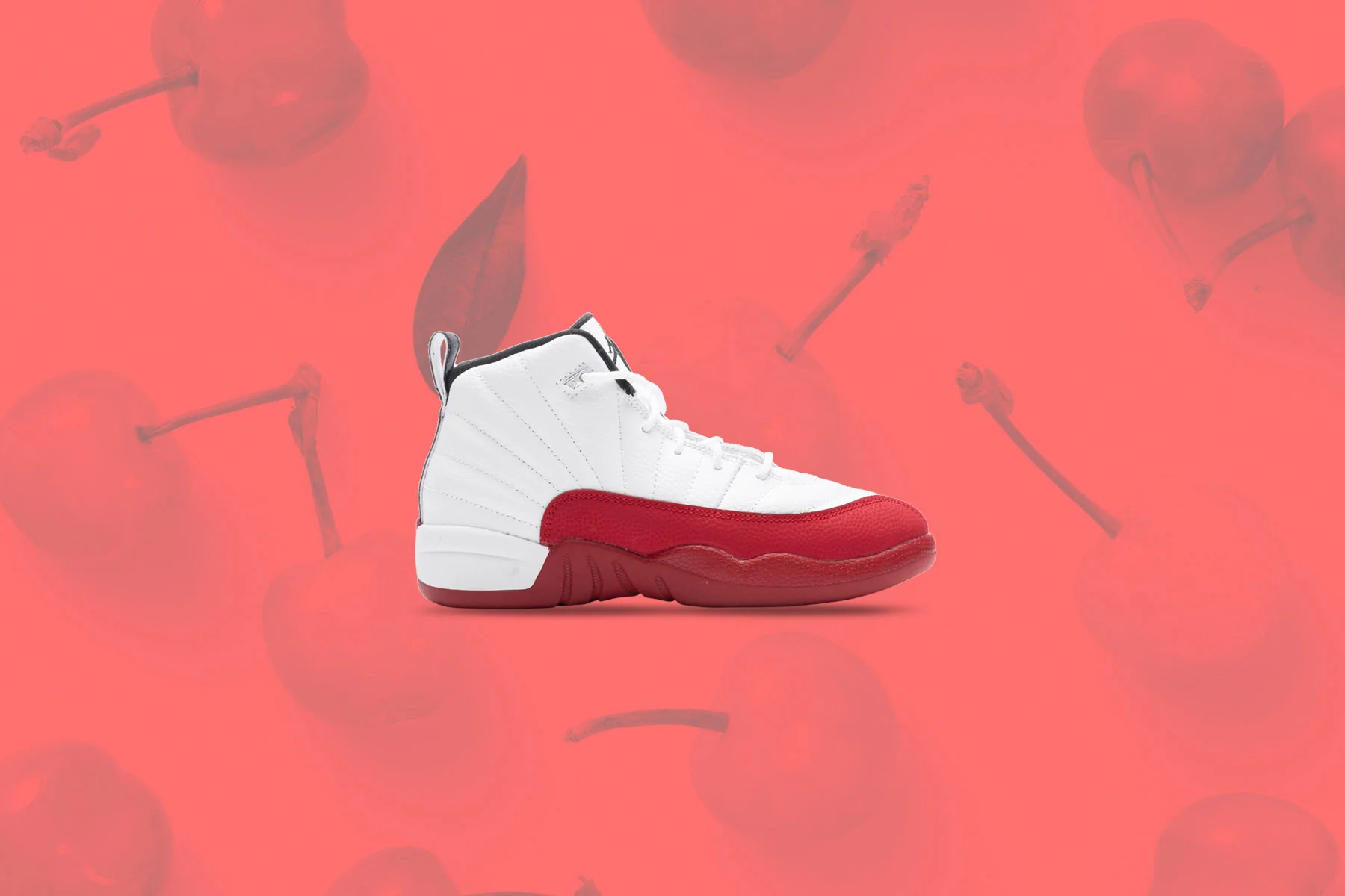 Air Jordan 12 Retro (PS) 'Cherry' - White/Black/Varsity Red - Image 5