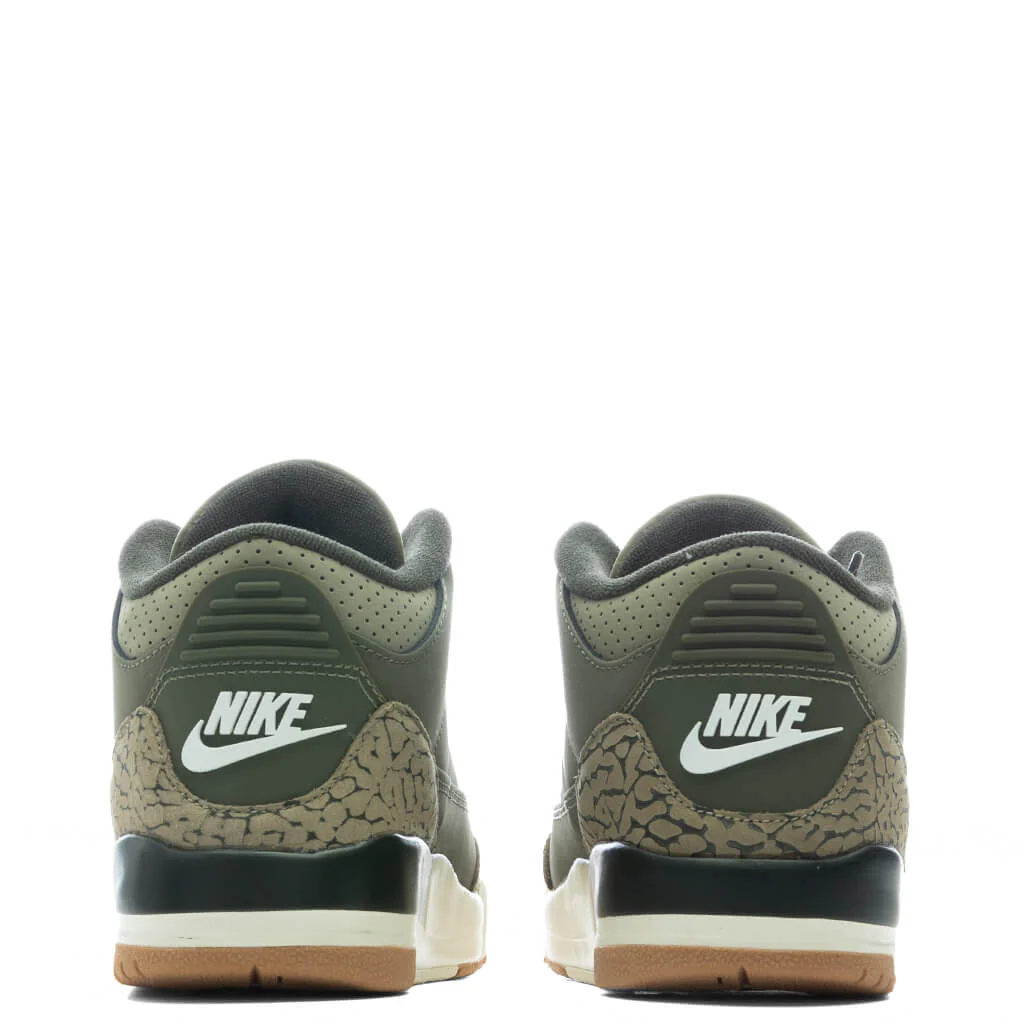Air Jordan 3 Retro 'Family Affair' (PS) - Medium Olive/Neutral Olive/Sequoia - Image 4