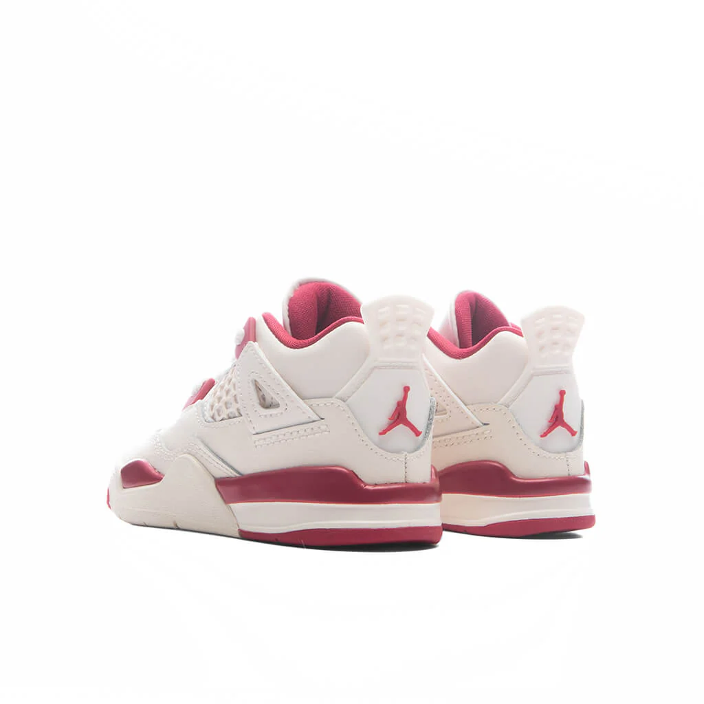 Air Jordan 4 Retro 'Valentine's Day' (TD) - Pale Ivory/Sierra Red - Image 3