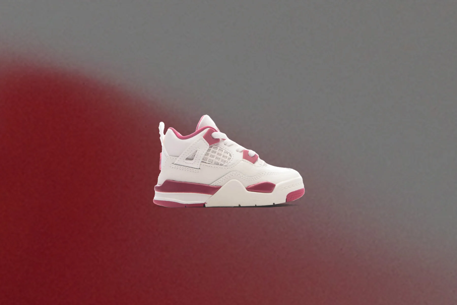 Air Jordan 4 Retro 'Valentine's Day' (TD) - Pale Ivory/Sierra Red - Image 5