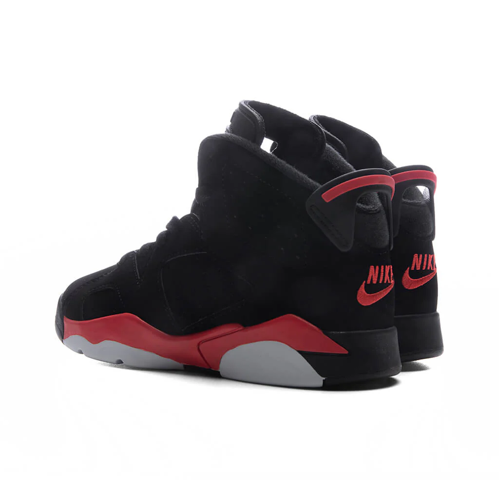 Air Jordan 6 Retro 'Infrared Salesman' (PS) - Black/Light Crimson - Image 3