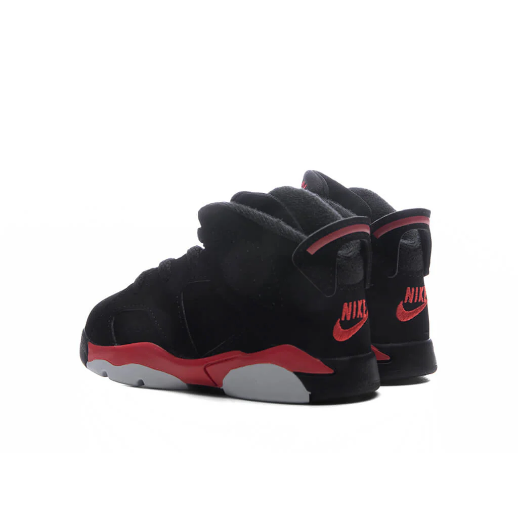 Air Jordan 6 Retro 'Infrared Salesman' (TD) - Black/Light Crimson - Image 3