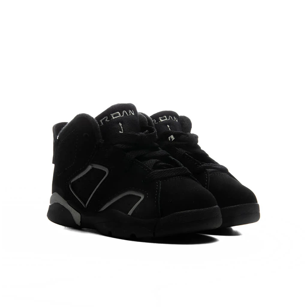 Air Jordan 6 Retro 'Cap and Gown' (TD) - Black/Reflect Silver/Black - Image 5