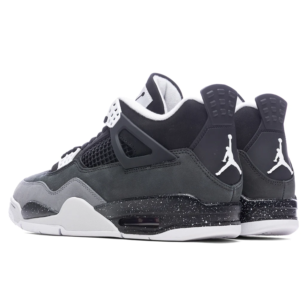Air Jordan 4 Retro 'Fear' - Black/White/Anthracite/Black - Image 3