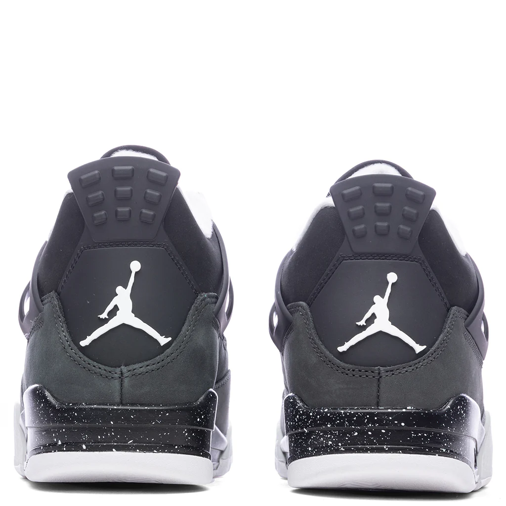 Air Jordan 4 Retro 'Fear' - Black/White/Anthracite/Black - Image 4
