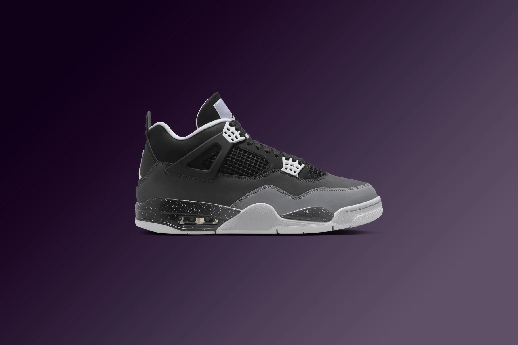Air Jordan 4 Retro 'Fear' - Black/White/Anthracite/Black - Image 5