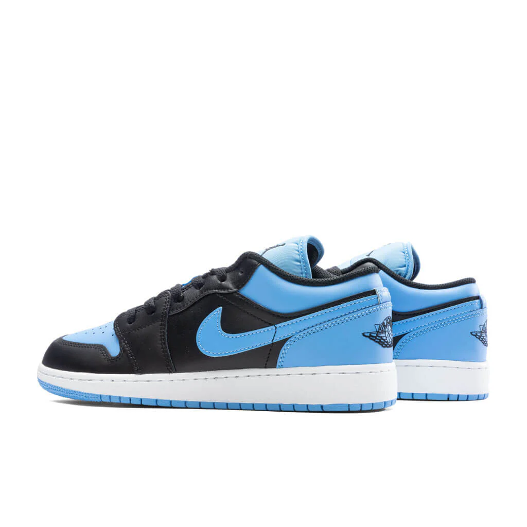 Air Jordan 1 Low (GS) - Black/Black/University Blue - Image 3