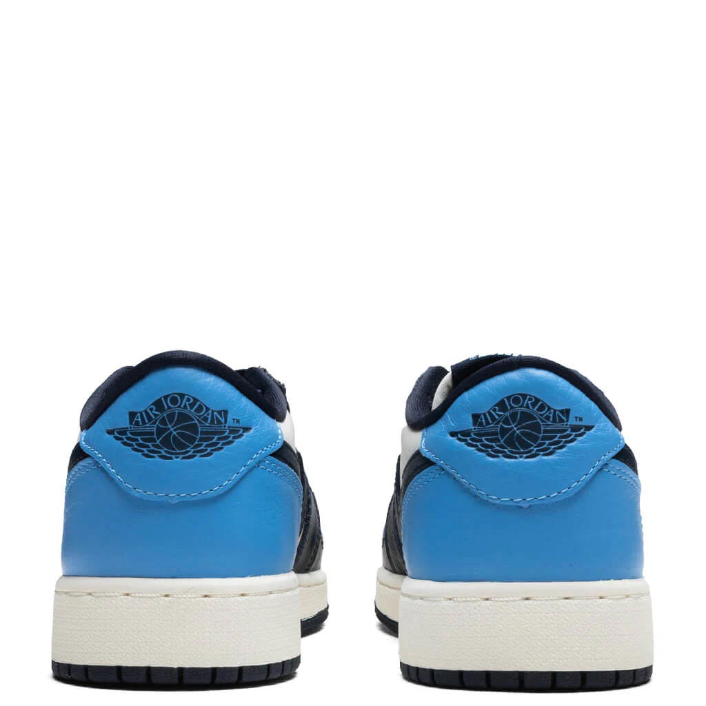 Air Jordan 1 Low OG 'Obsidian' (GS) - Obsidian/University Blue/Sail - Image 4