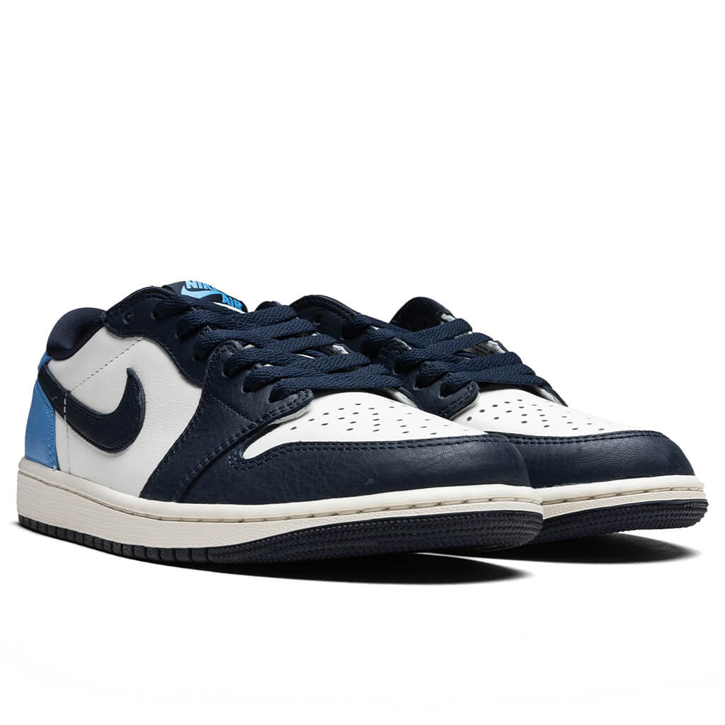 Air Jordan 1 Low OG 'Obsidian' - Obsidian/University Blue/Sail - Image 2