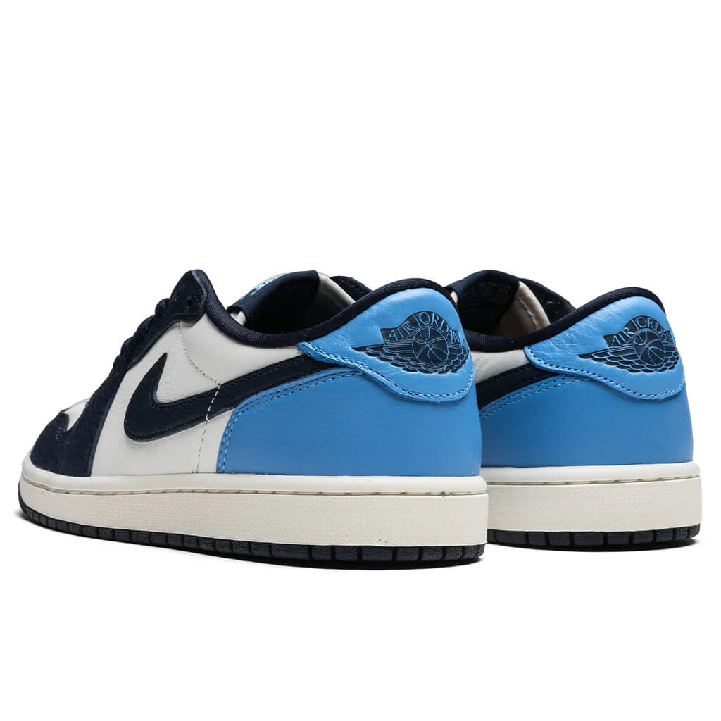 Air Jordan 1 Low OG 'Obsidian' - Obsidian/University Blue/Sail - Image 3