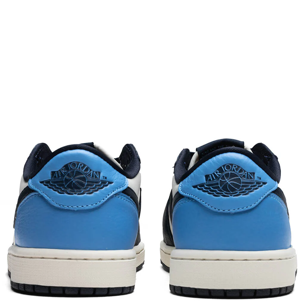 Air Jordan 1 Low OG 'Obsidian' - Obsidian/University Blue/Sail - Image 4