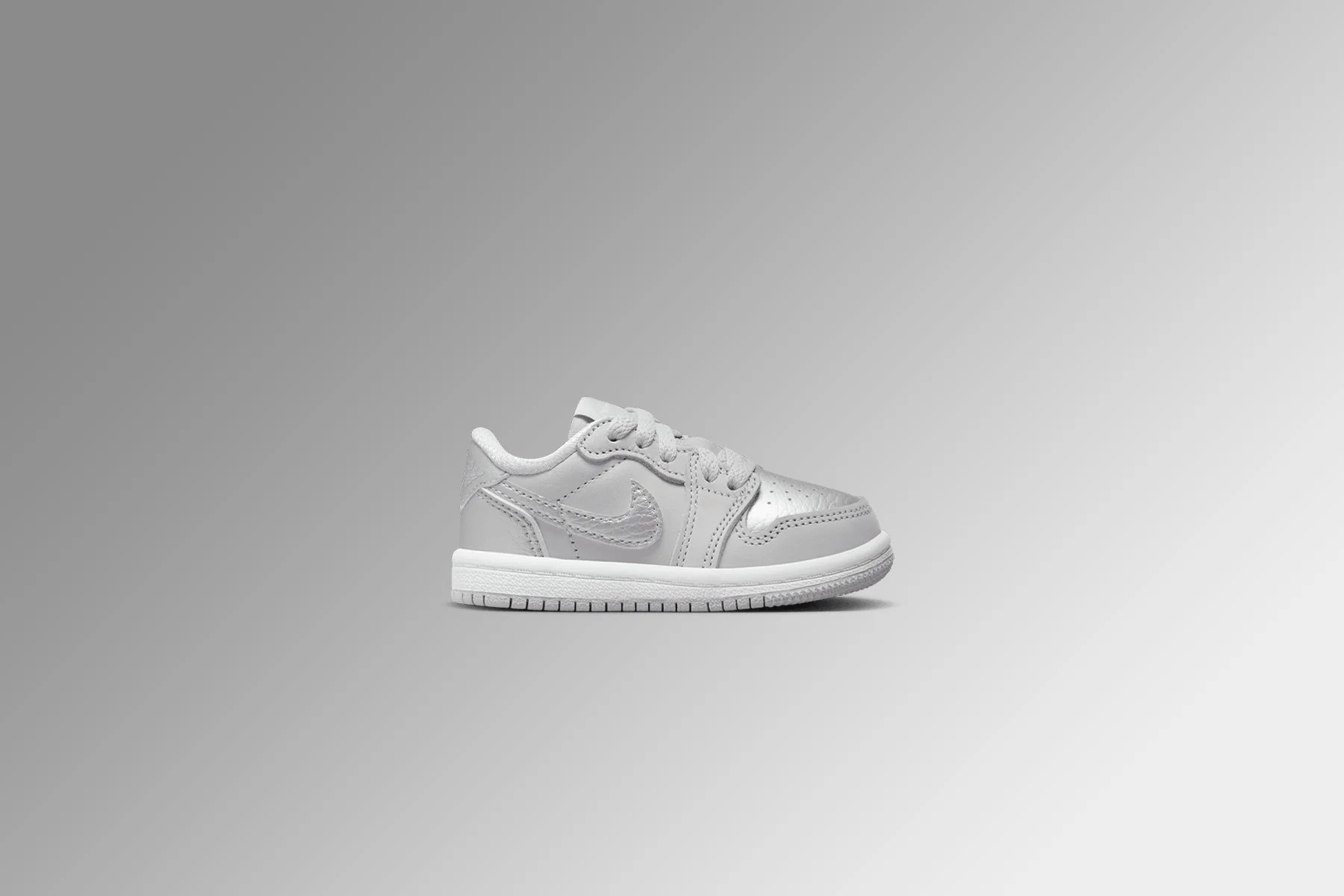 Air Jordan 1 Low OG 'Metallic Silver' (TD) - Neutral Grey/Metallic Silver/White - Image 5