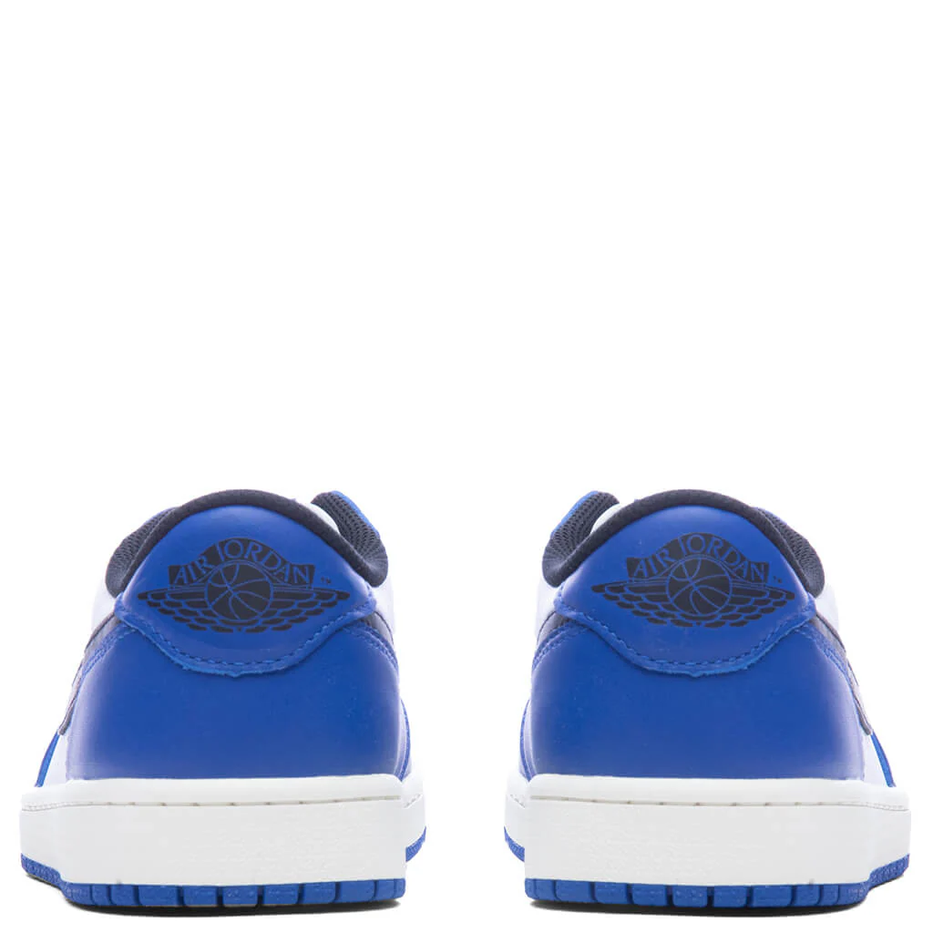 Air Jordan 1 Low OG 'Game Royal' - White/Black/Game Royal/Sail - Image 4
