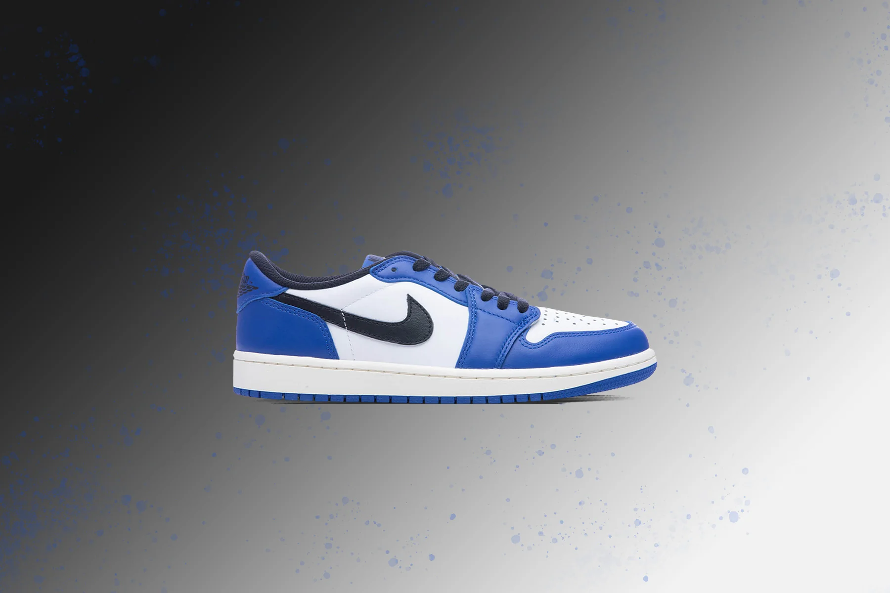 Air Jordan 1 Low OG 'Game Royal' - White/Black/Game Royal/Sail - Image 5