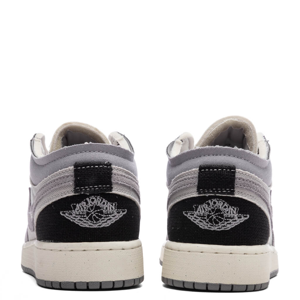 Air Jordan 1 Low SE (GS) - Tech Grey/Black/Cement Grey - Image 4