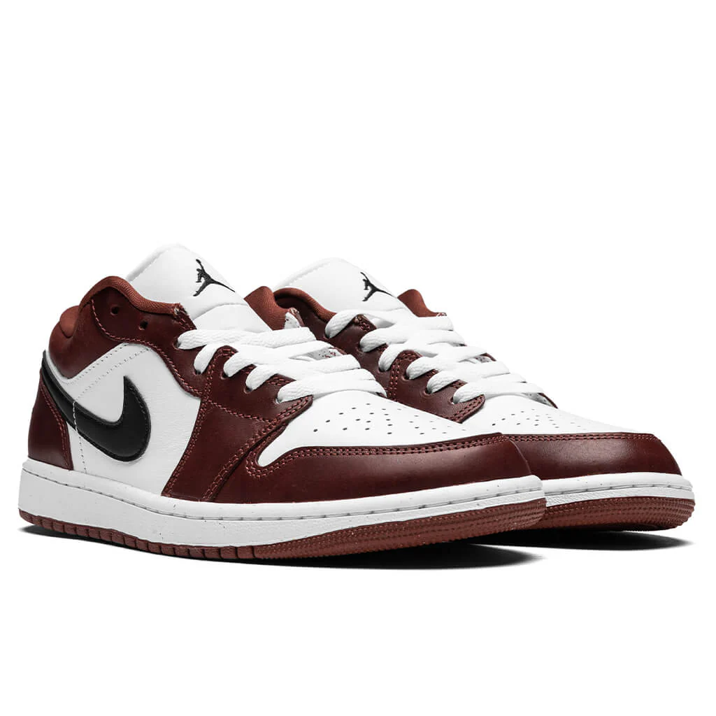 Air Jordan 1 Low SE - White/Black/Dark Pony - Image 2