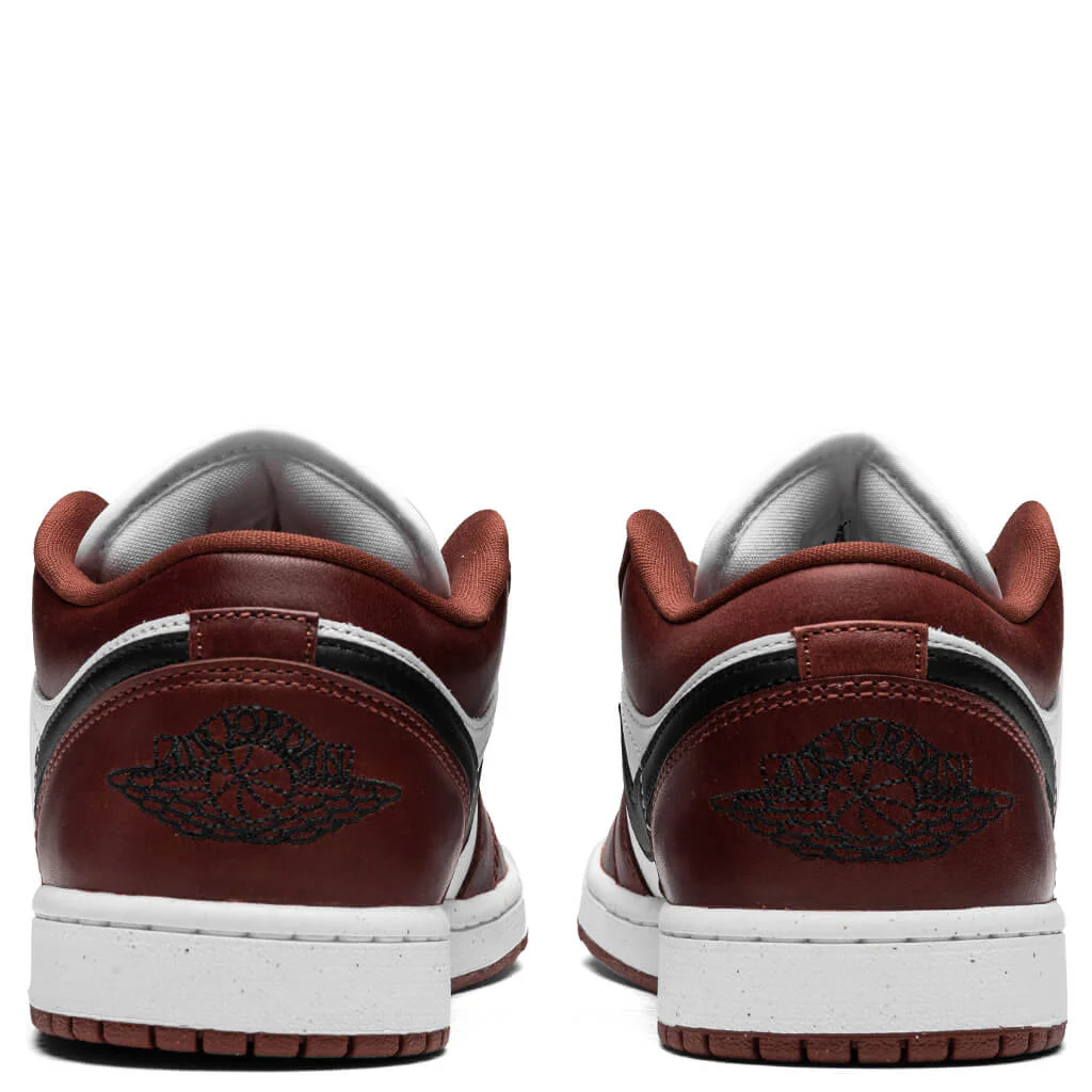 Air Jordan 1 Low SE - White/Black/Dark Pony - Image 4