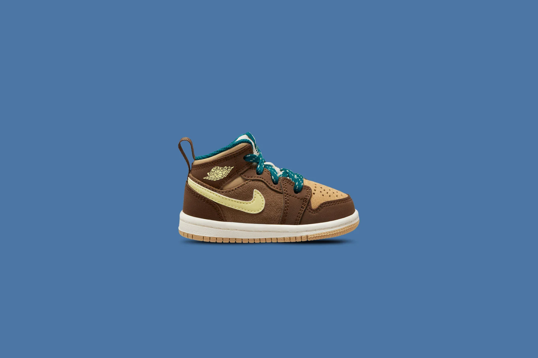 Air Jordan 1 Mid SE (TD) 'Cacao Wow' - Cacao Wow/Luminous Green/Ale Brown - Image 5