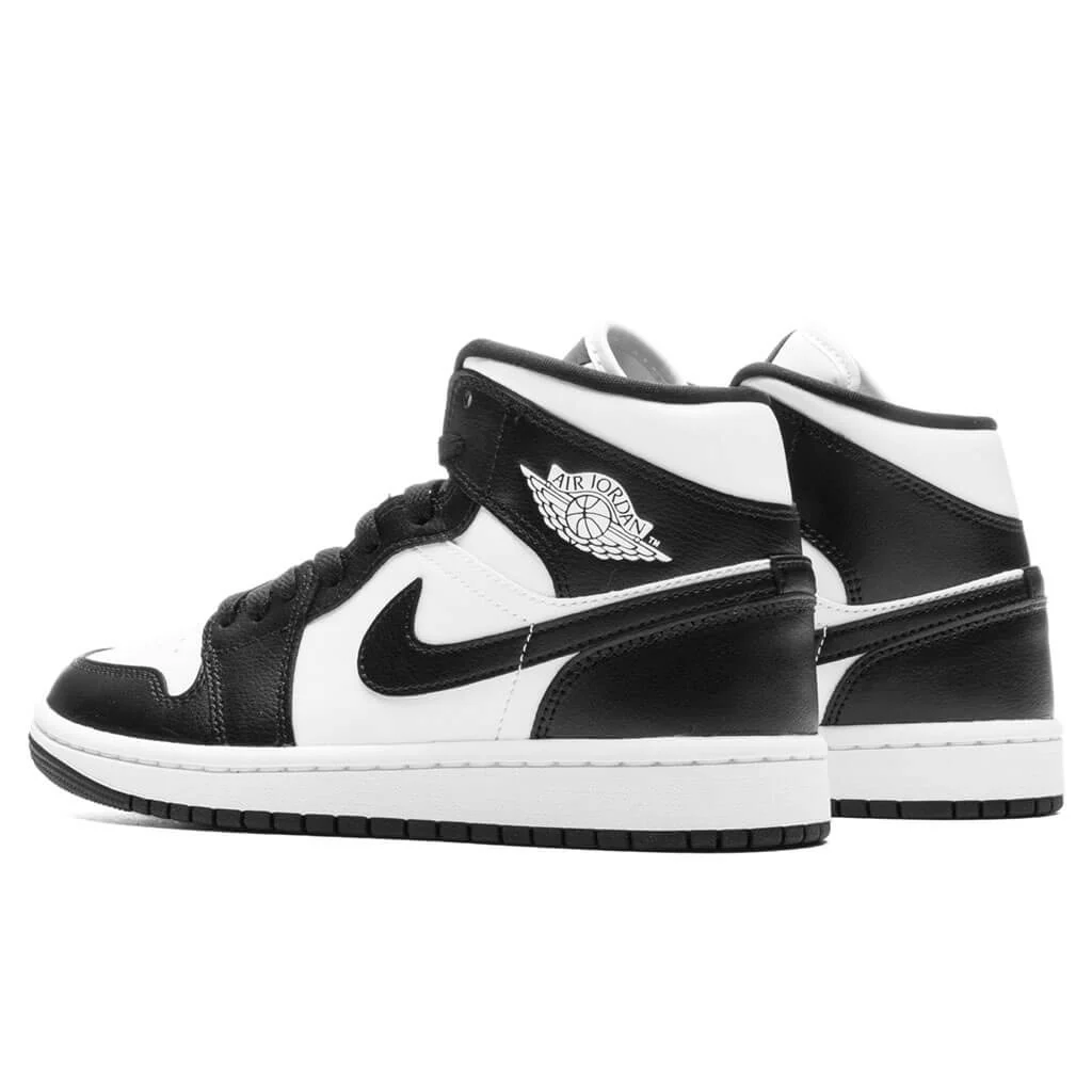 Women's Air Jordan 1 Mid - White/Black/White - Image 3