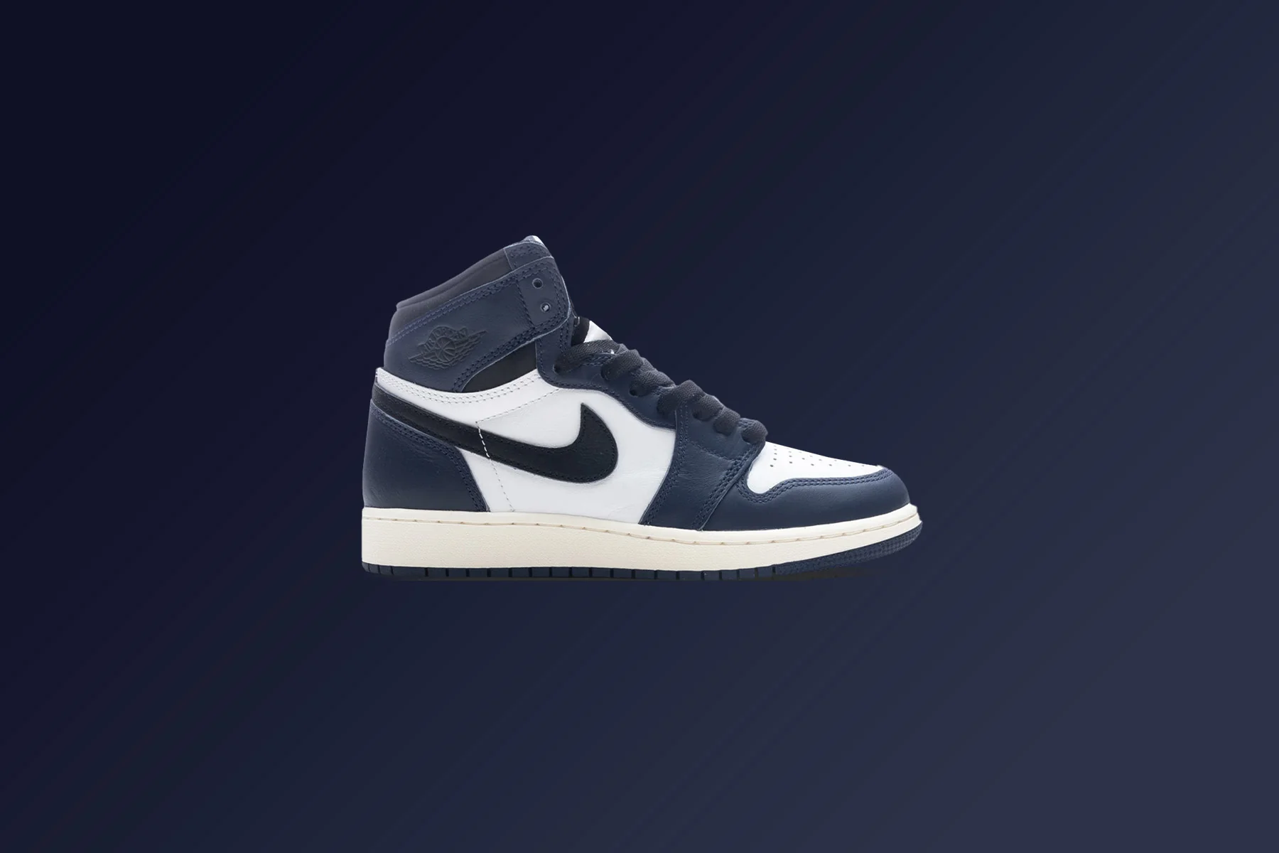 Air Jordan 1 Retro High OG (GS) - Midnight Navy/Black/White - Image 5
