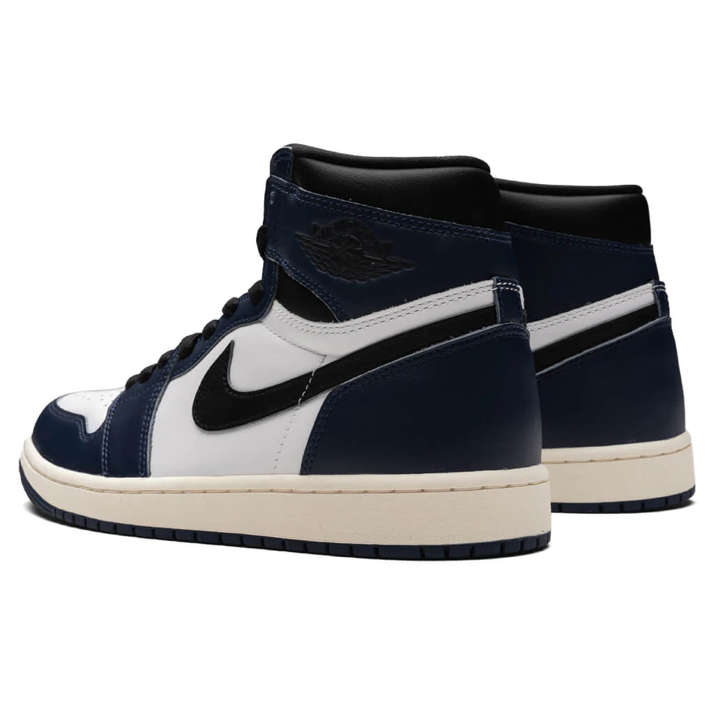 Air Jordan 1 Retro High OG - Midnight Navy/Black/White - Image 3
