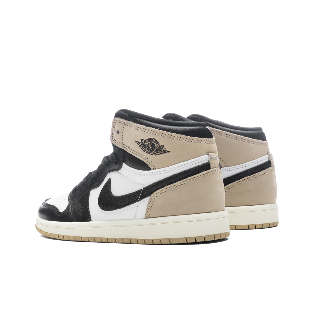 Air Jordan 1 Retro High OG (PS) 'Latte' - Black/Legend Brown/White - Image 3
