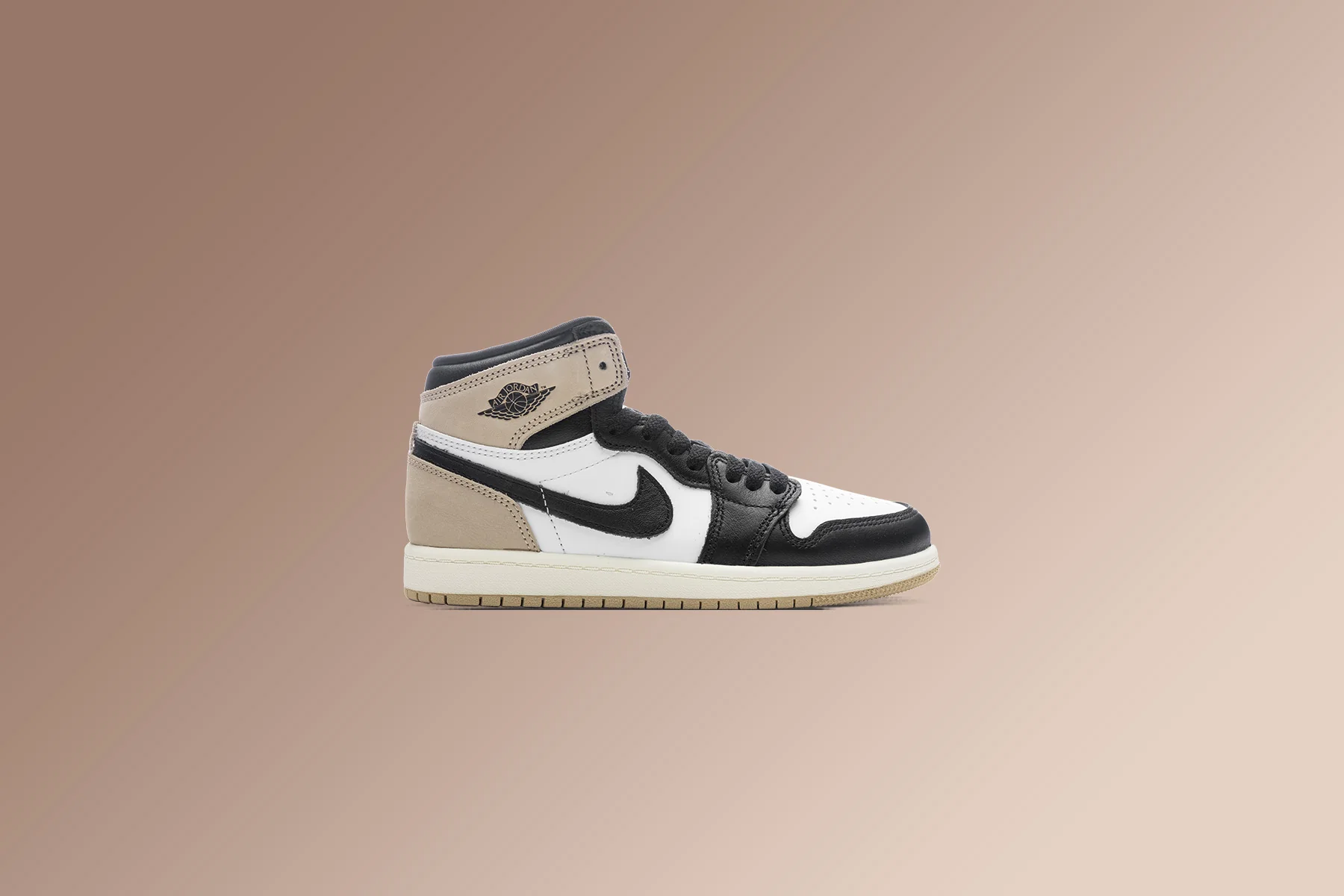 Air Jordan 1 Retro High OG (PS) 'Latte' - Black/Legend Brown/White - Image 5
