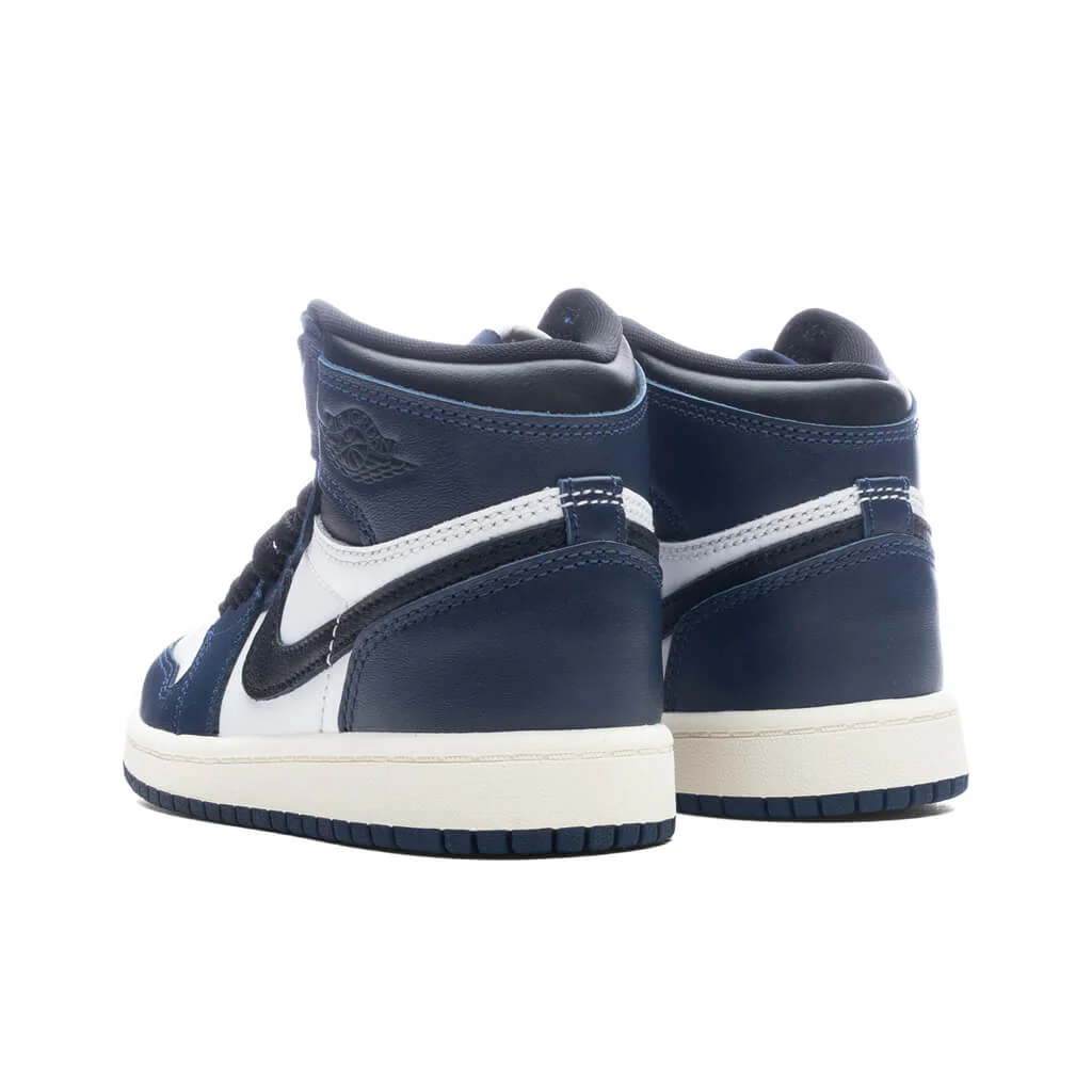 Air Jordan 1 Retro High OG (PS) - Midnight Navy/Black/White - Image 3