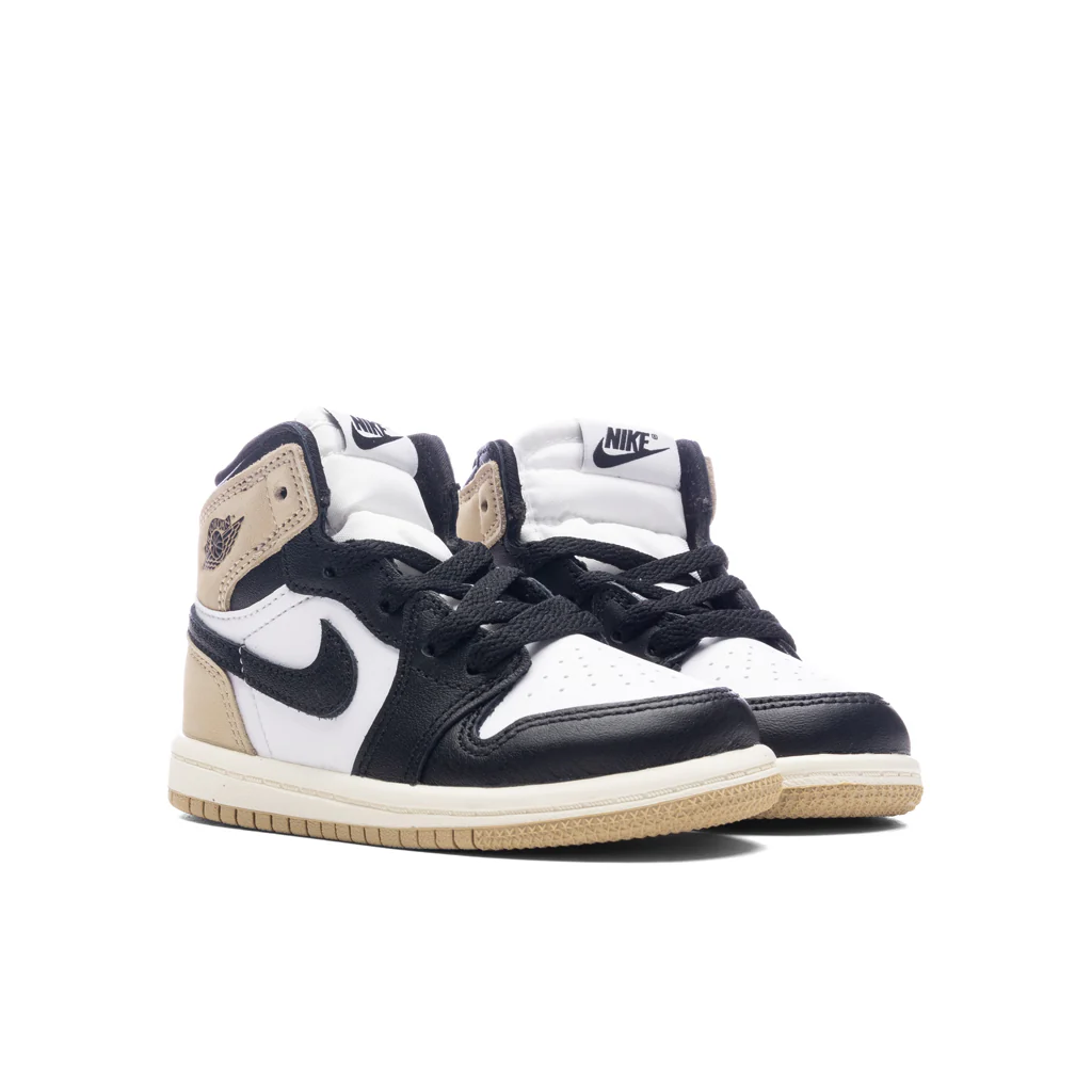 Air Jordan 1 Retro High OG (TD) - Black/Legend MD Brown/White - Image 2