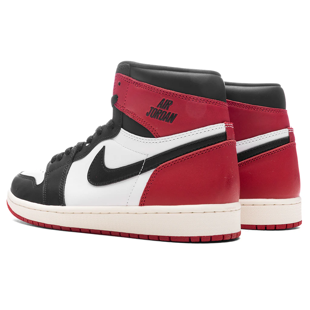 Air Jordan 1 Retro High OG 'Black Toe Reimagined' - White/Black/Varsity Red/Sail - Image 3