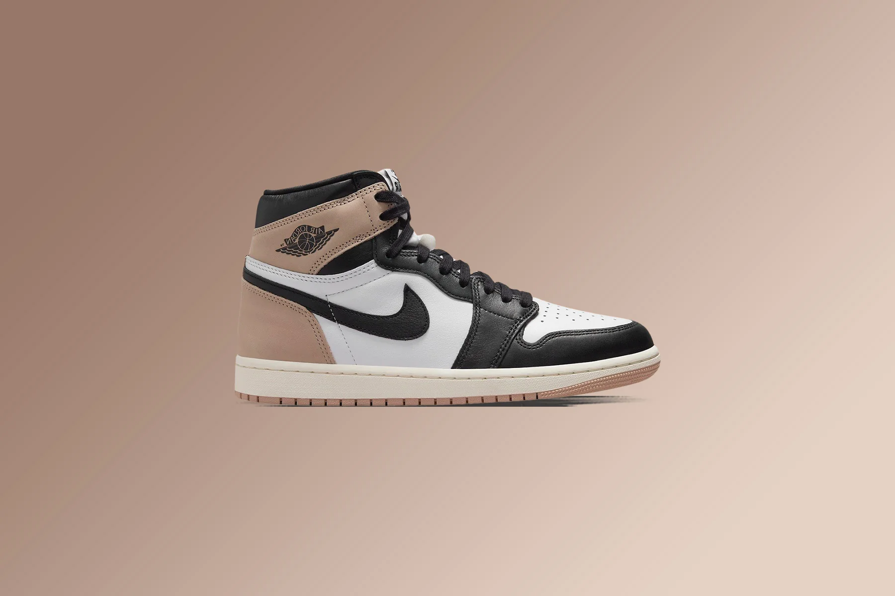 Women's Air Jordan 1 Retro High OG 'Latte' - Black/Legend Brown/White - Image 5