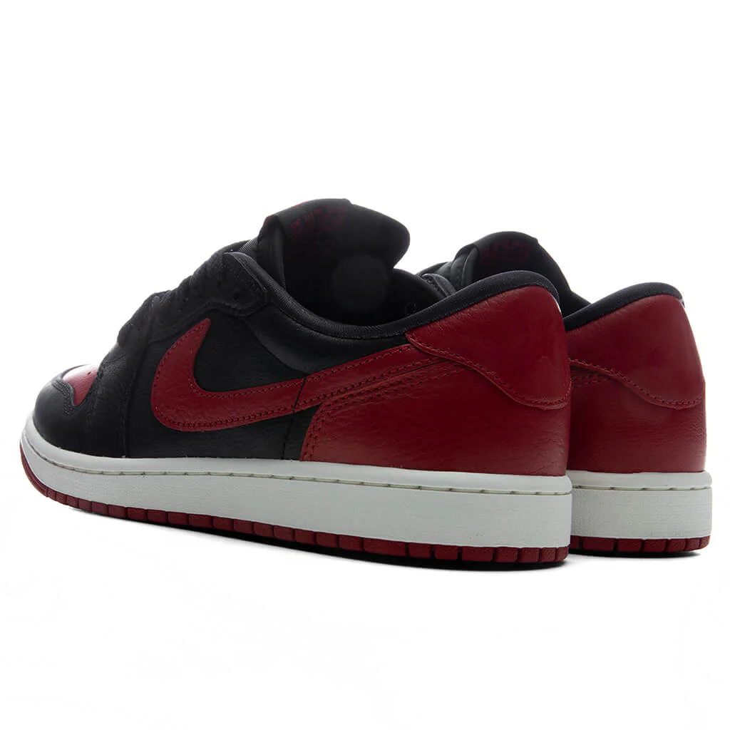 Air Jordan 1 Retro Low OG 'Banned' - Black/Varsity Red/Summit White - Image 2