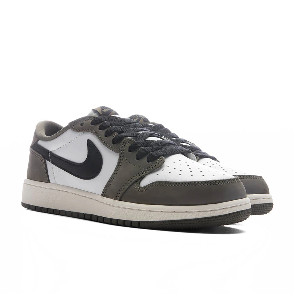 Air Jordan 1 Retro Low OG 'Medium Olive' (GS) - Medium Olive/Black/Summit White - Image 2