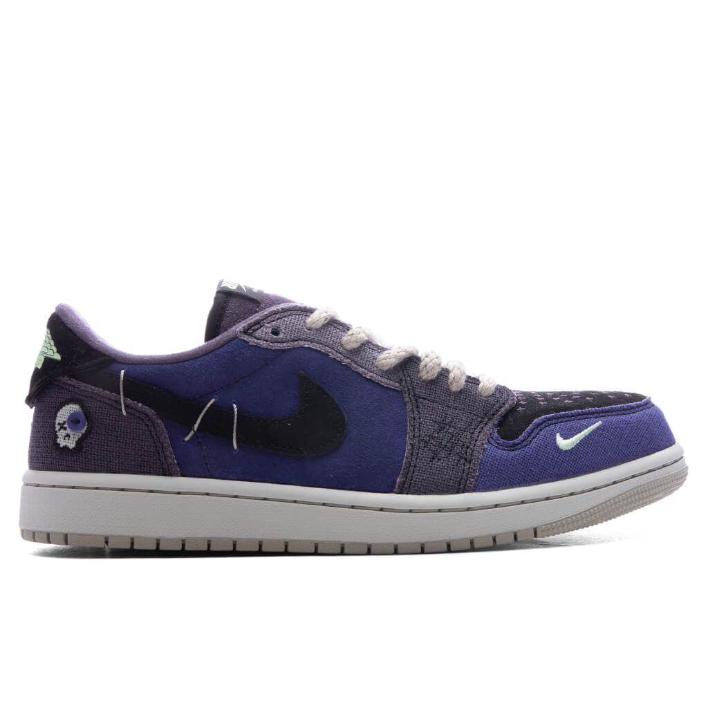 Air Jordan 1 Retro Low OG x Zion Williamson 'Voodoo Alternate' - Regency Purple/Vapor Green/Dark Raisin