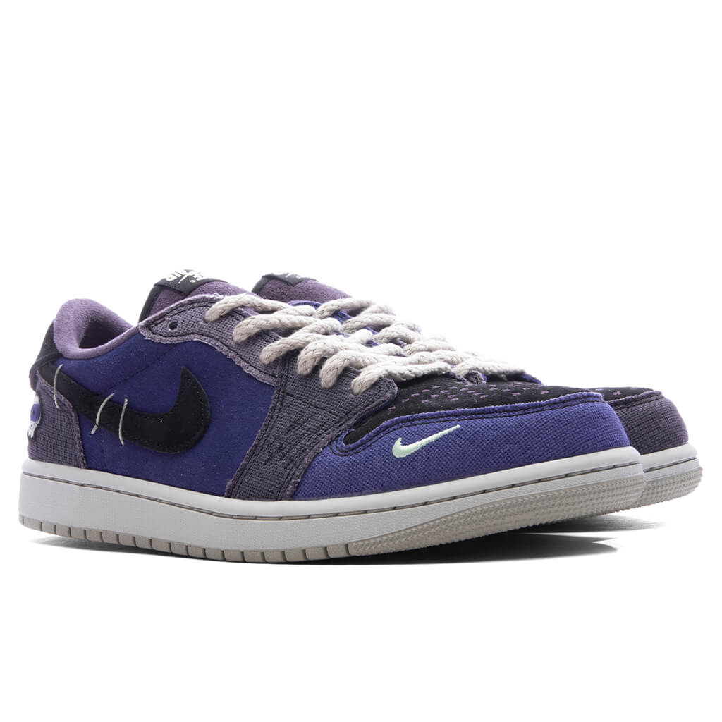 Air Jordan 1 Retro Low OG x Zion Williamson 'Voodoo Alternate' - Regency Purple/Vapor Green/Dark Raisin - Image 2