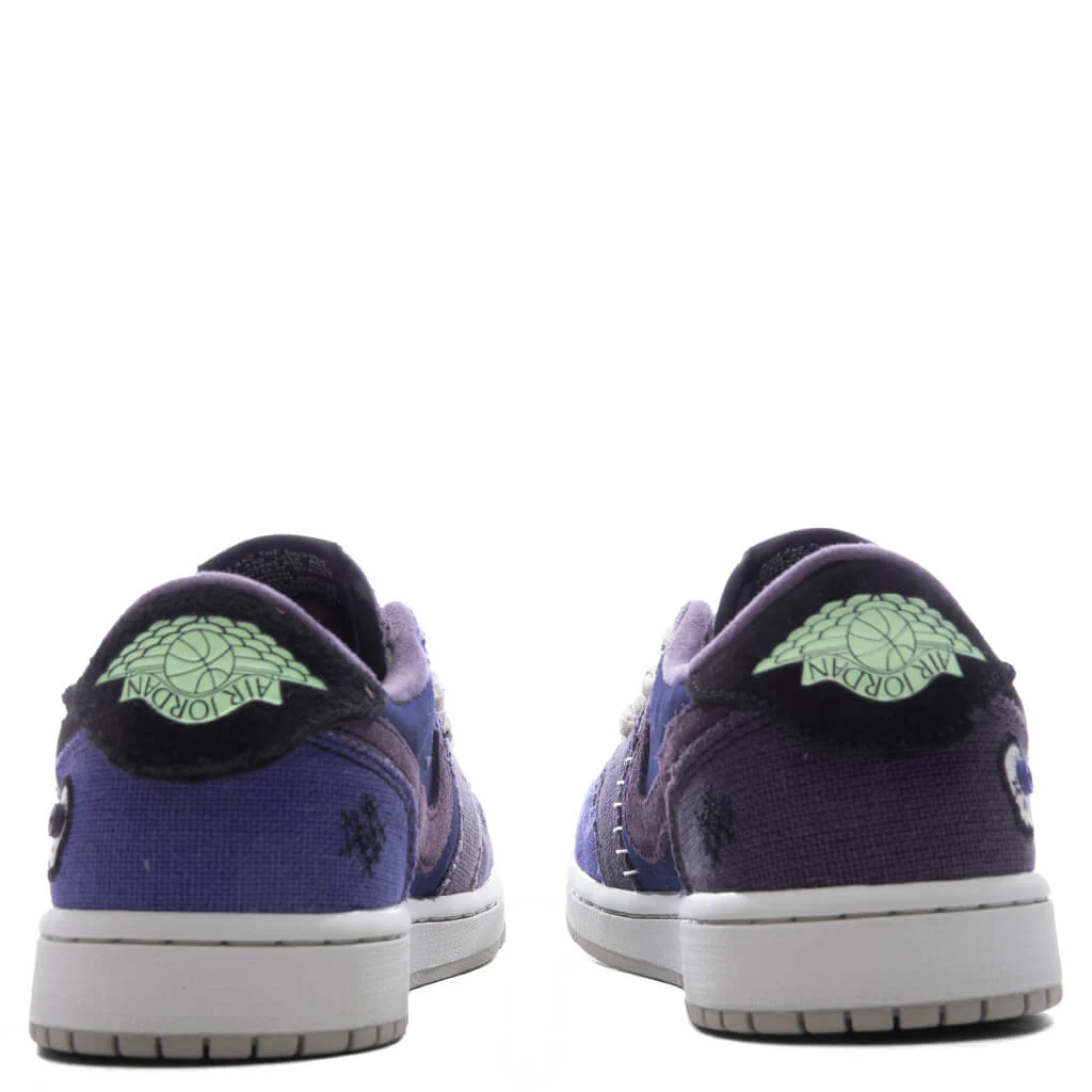 Air Jordan 1 Retro Low OG x Zion Williamson 'Voodoo Alternate' - Regency Purple/Vapor Green/Dark Raisin - Image 4