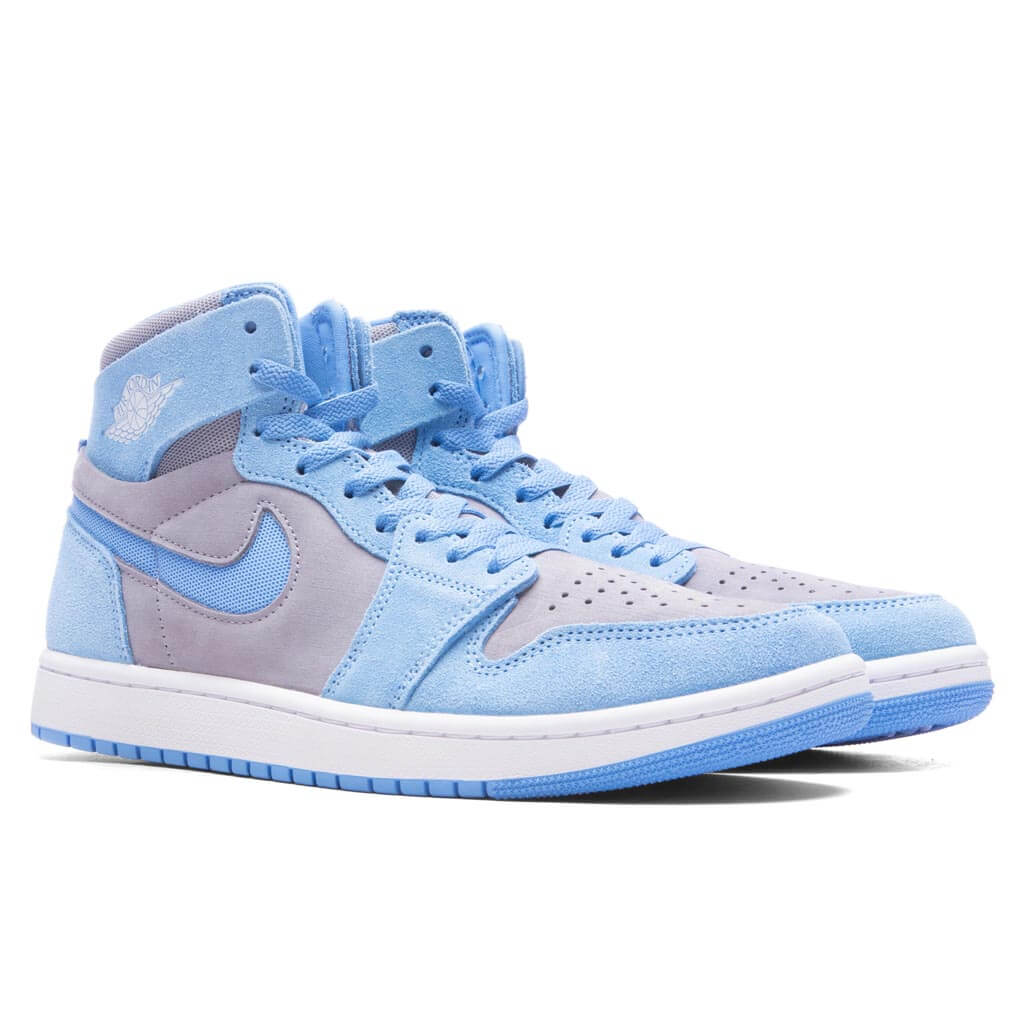 Air Jordan 1 Zoom Comfort 2 - Cement Grey/White/University Blue - Image 2