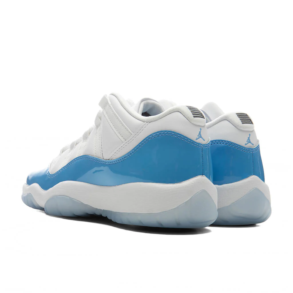 Air Jordan 11 Retro Low 'University Blue' (GS) - White/University Blue/Black - Image 2