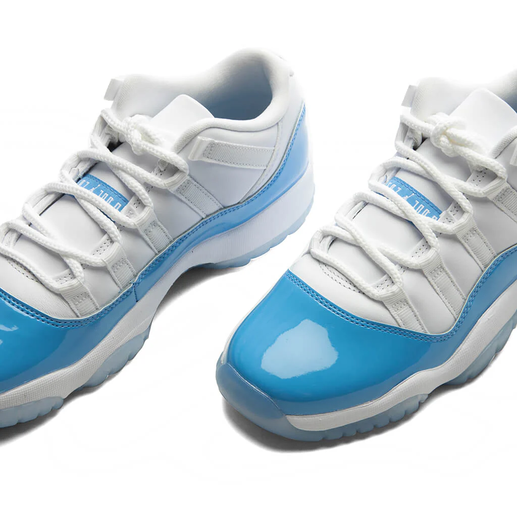 Air Jordan 11 Retro Low 'University Blue' (GS) - White/University Blue/Black - Image 3