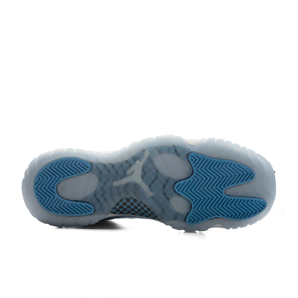 Air Jordan 11 Retro Low 'University Blue' (GS) - White/University Blue/Black - Image 4