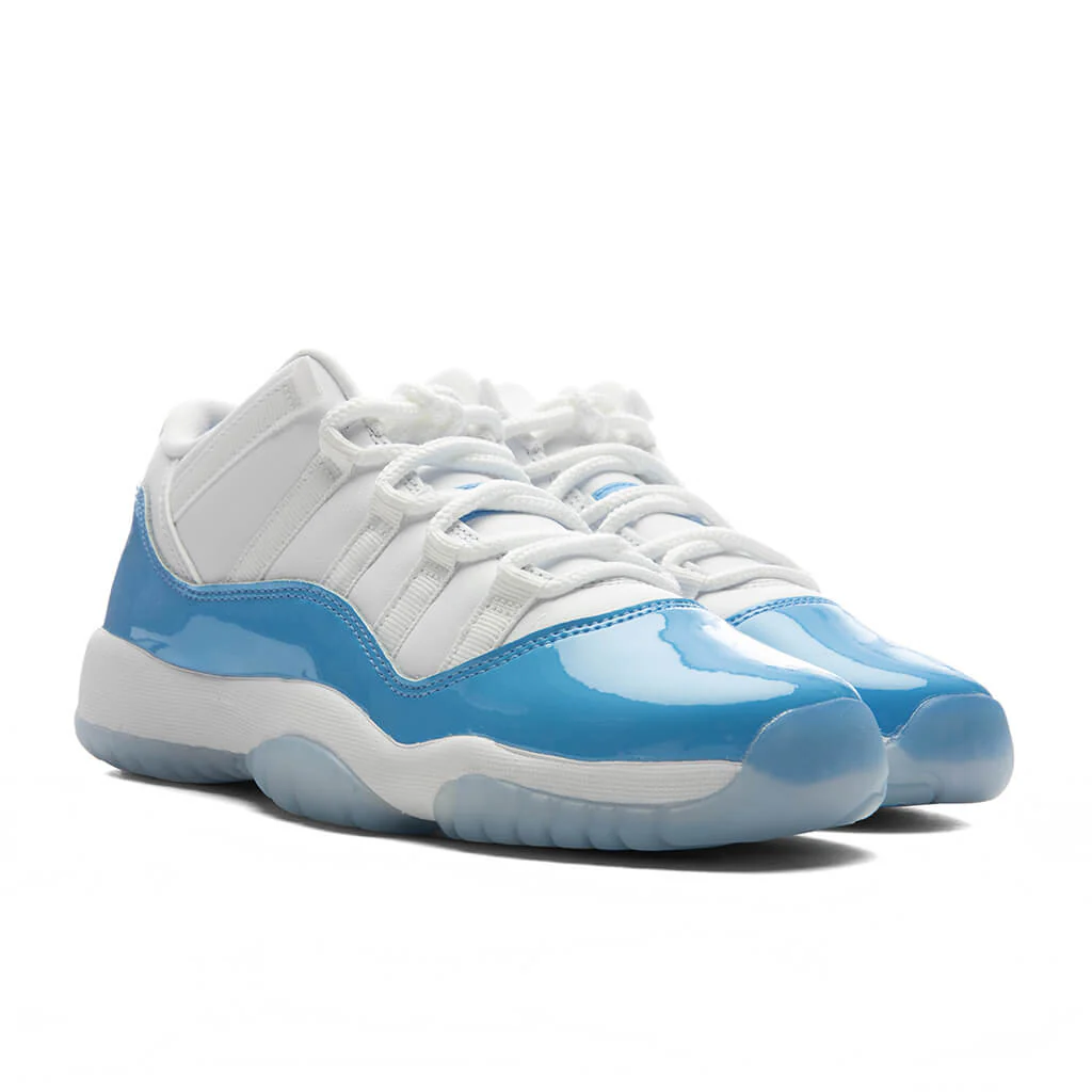 Air Jordan 11 Retro Low 'University Blue' (GS) - White/University Blue/Black - Image 5