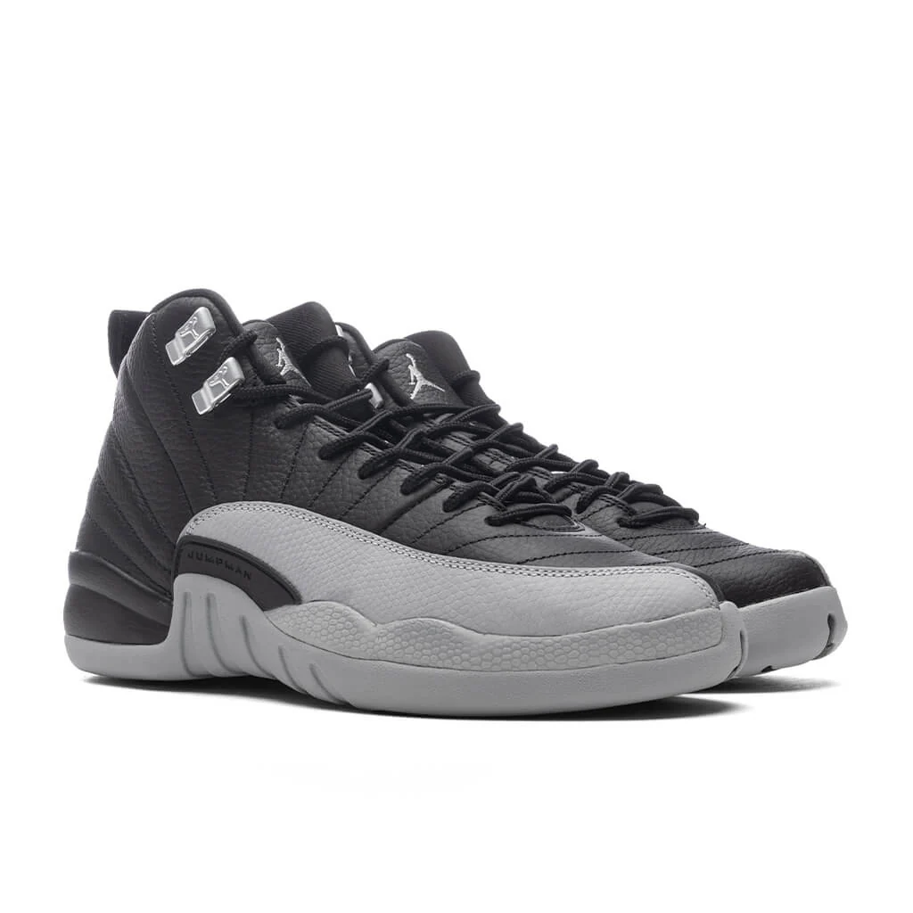 Air Jordan 12 Retro (GS) Barons - Black/Wolf Grey/White - Image 3
