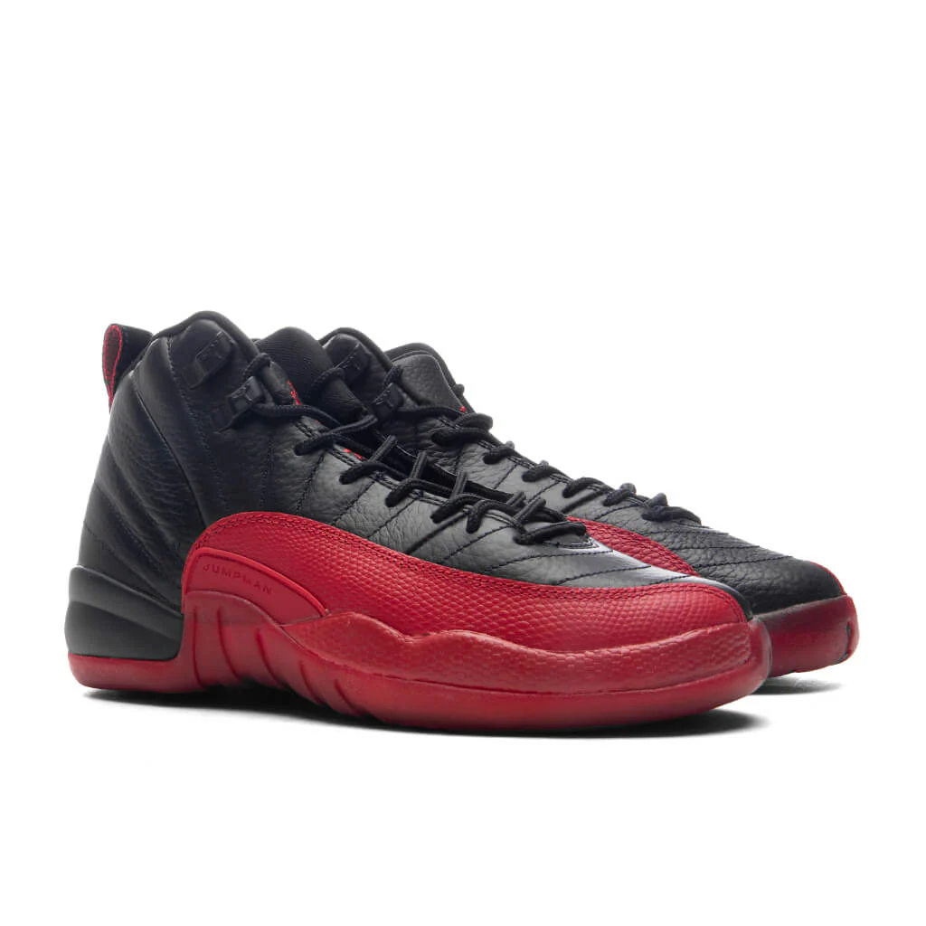 Air Jordan 12 Retro 'Flu Game' (GS) - Black/Varsity Red - Image 2