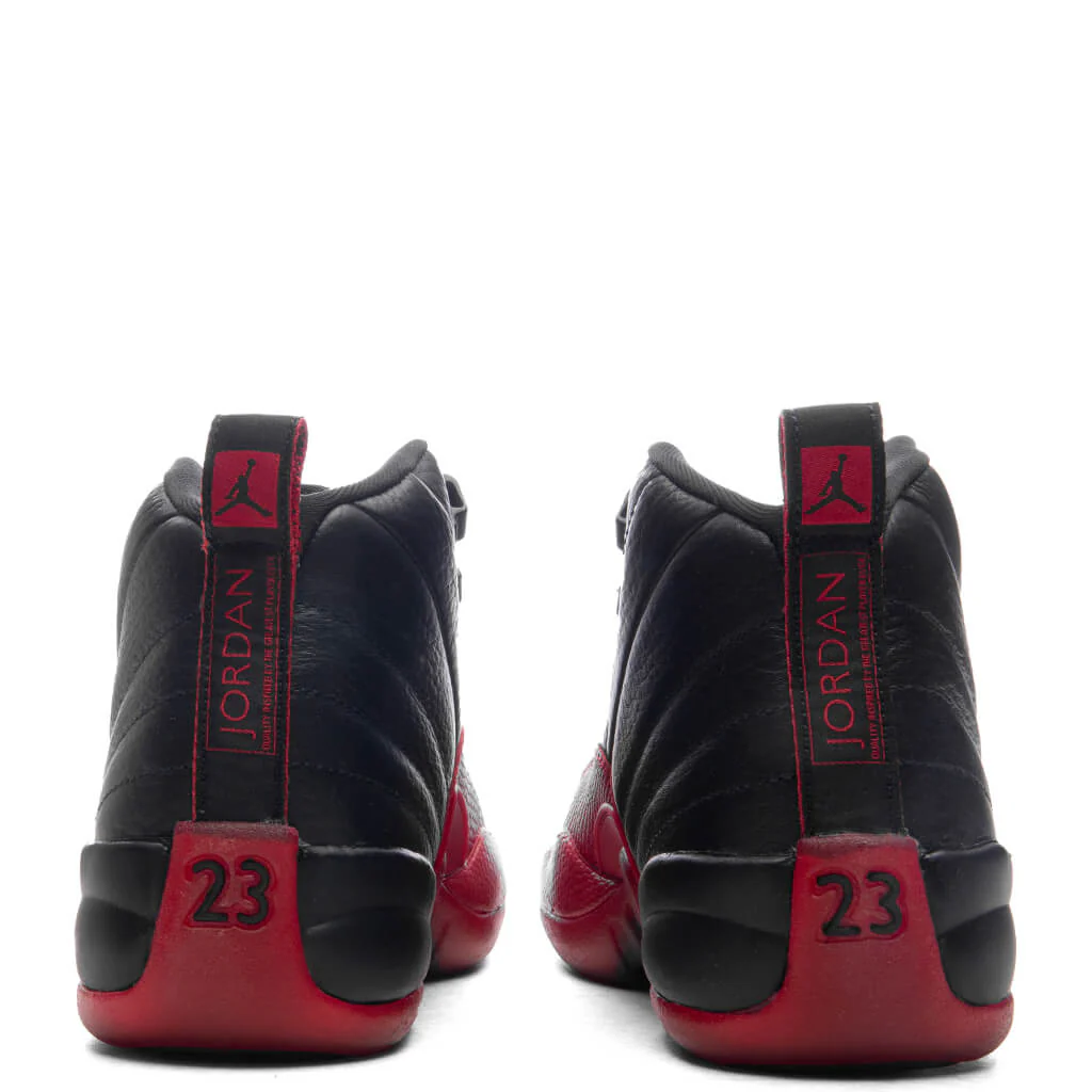 Air Jordan 12 Retro 'Flu Game' (GS) - Black/Varsity Red - Image 4