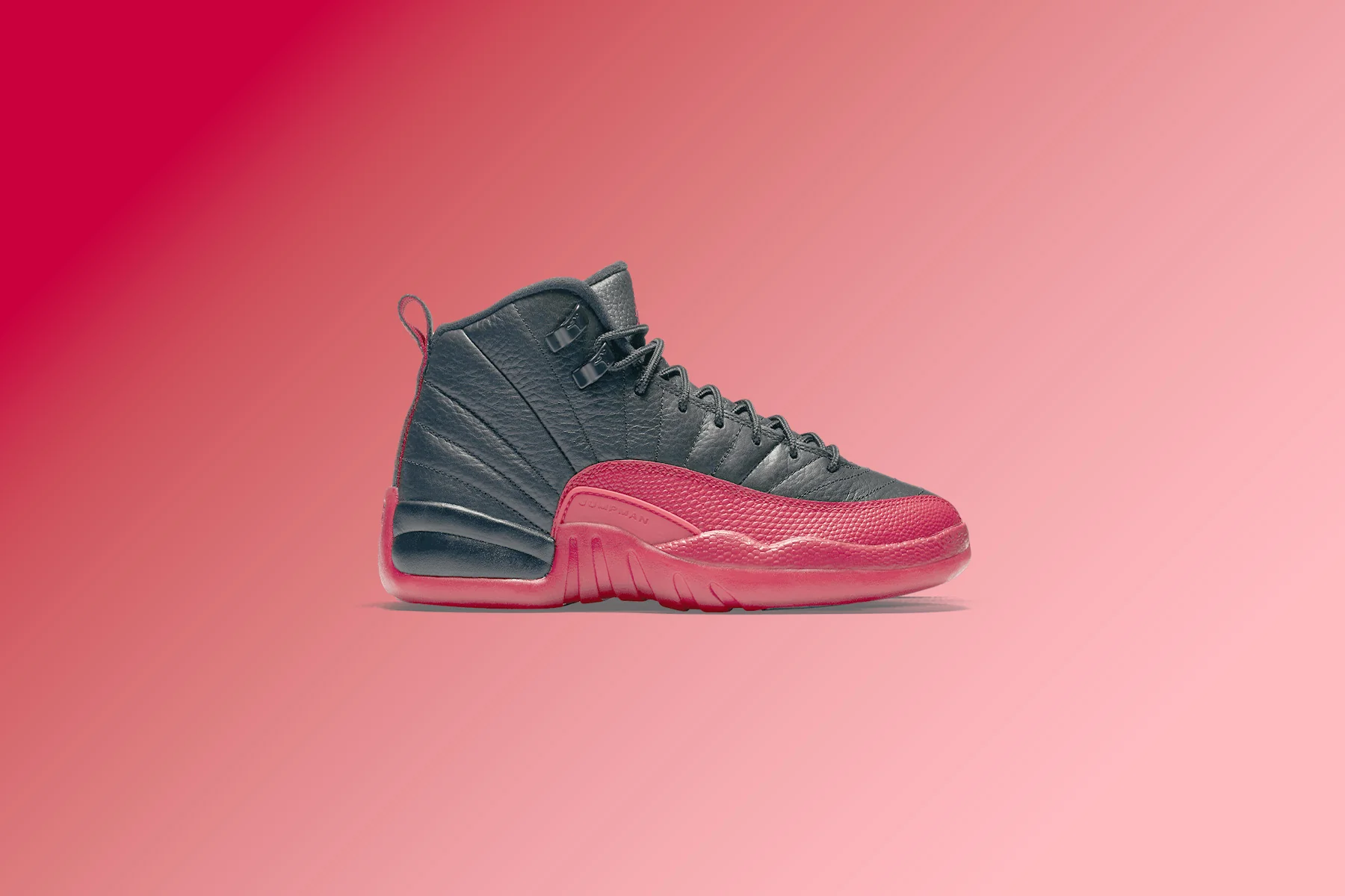 Air Jordan 12 Retro 'Flu Game' (GS) - Black/Varsity Red - Image 5