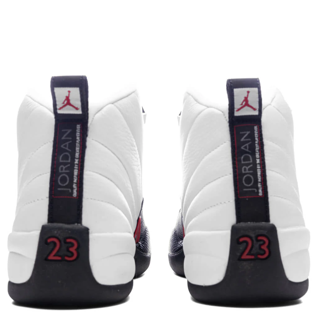 Air Jordan 12 Retro (GS) - White/Gym Red/Black - Image 4