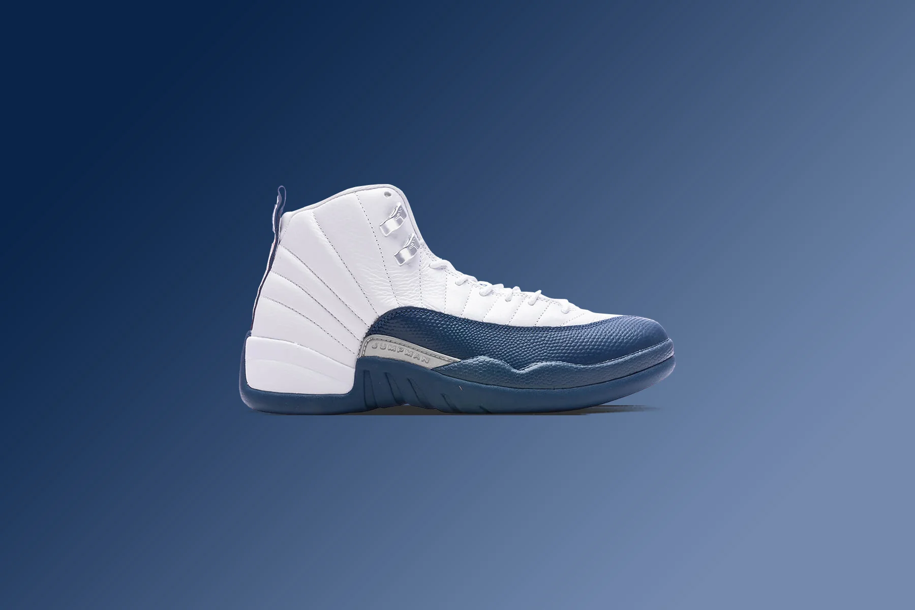 Air Jordan 12 Retro 'French Blue'  - White/French Blue/Metallic Silver - Image 5