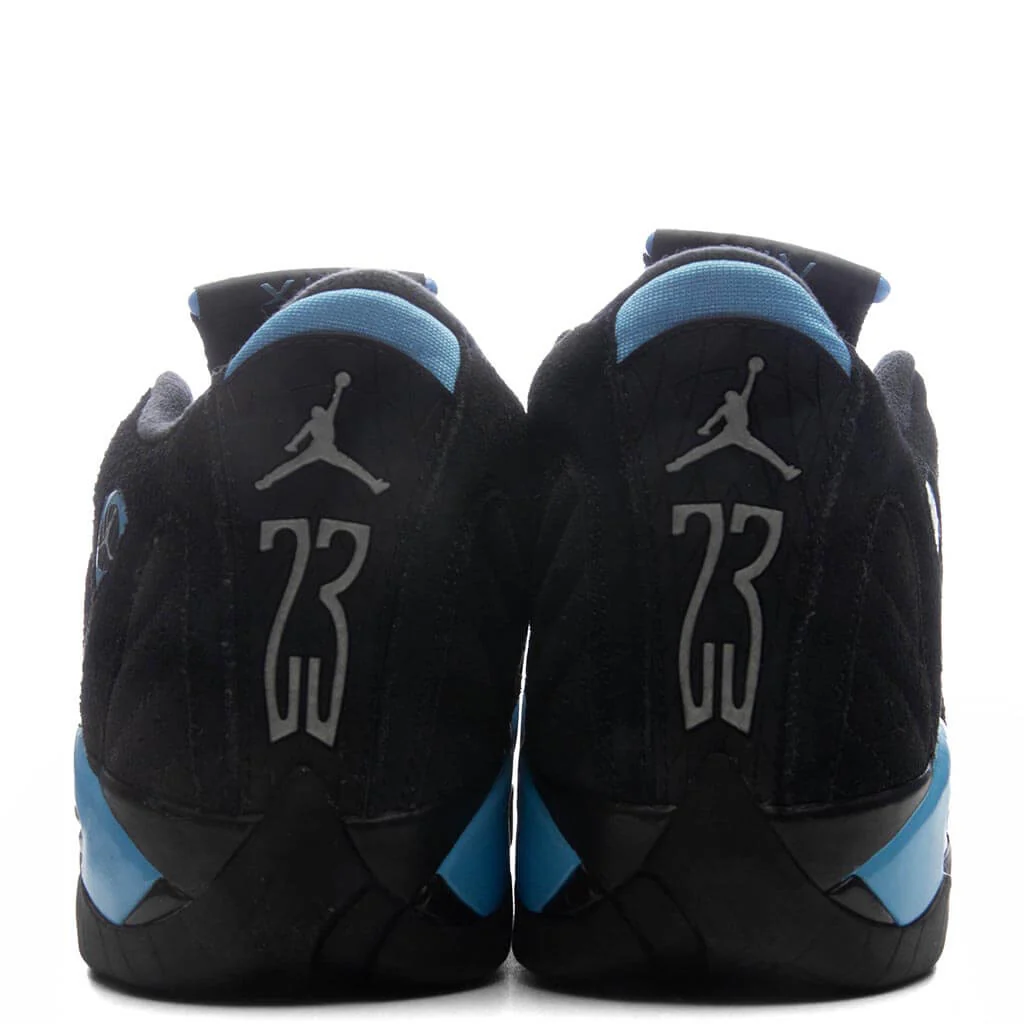 Air Jordan 14 Retro 'University Blue' (GS) - Black/White/University Blue - Image 4