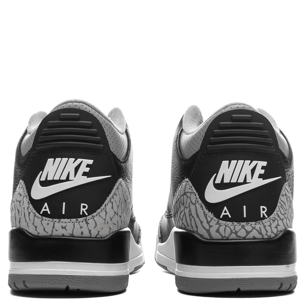 Air Jordan 3 Retro 'Black Cement' - Black/Fire Red/Cement Grey/Summit White - Image 4